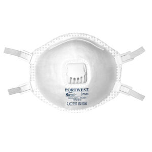 P303 - FFP3 Valved Dolomite Respirator (Pk10)